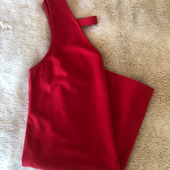 ABERCROMBIE RED TANK DRESS WITH OPEN NECK DETAIL - Picture 3 of 5